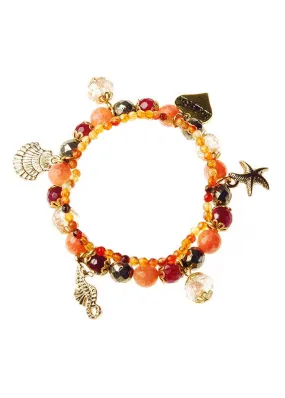 Sahara coral reef charm bracelet by Rosie Fox