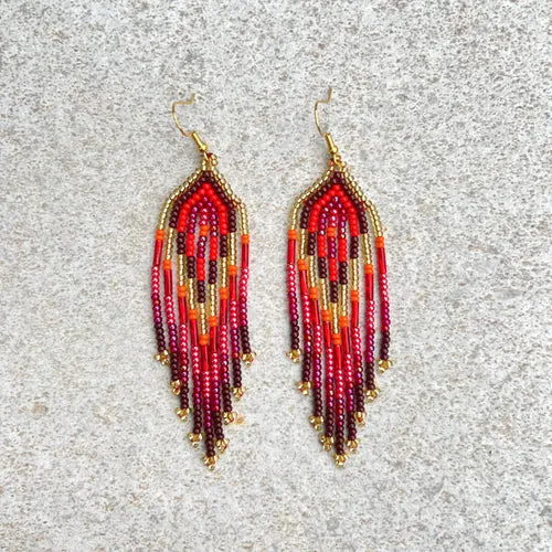 Seda Radiate Earrings - Golden Sunset