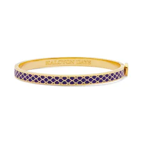 Skinny Salamander Cobalt & Gold Bangle