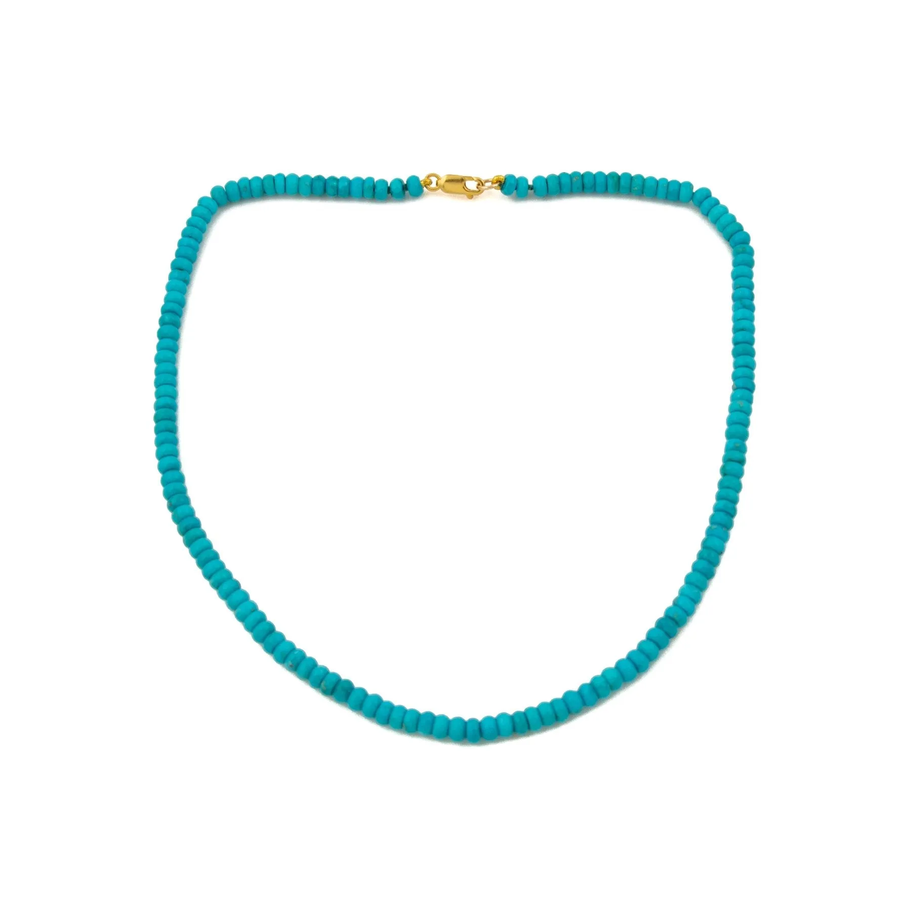 Sleeping Beauty Roundelle Turquoise Necklace