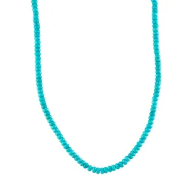 Sleeping Beauty Roundelle Turquoise Necklace