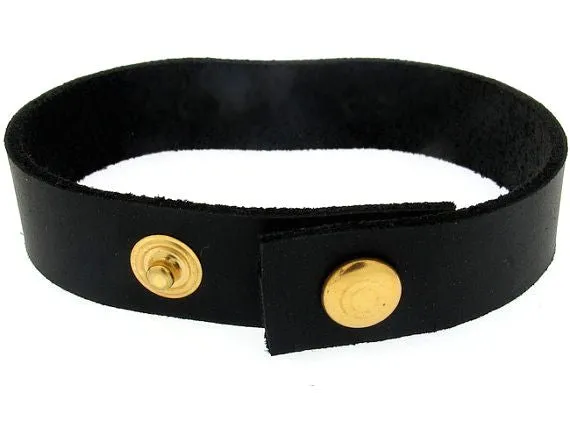 Square Leather Bracelet for Him