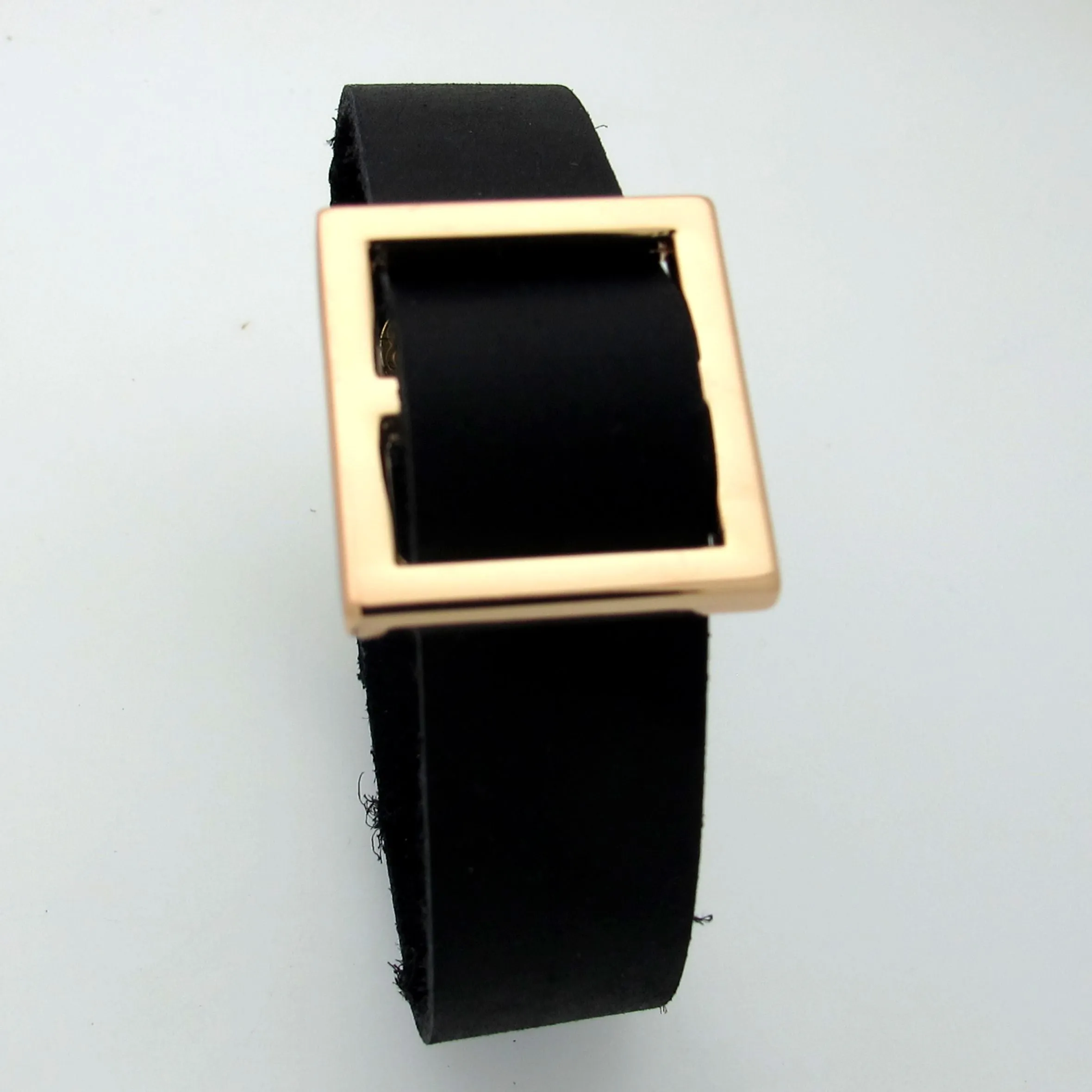 Square Leather Bracelet for Him