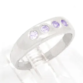 Tanzanite Row Ring (size 7 1/2)