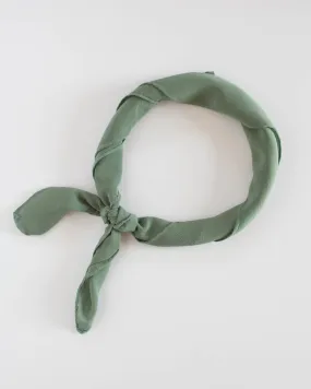 'The Scout' Washable Silk Scarf in Fern