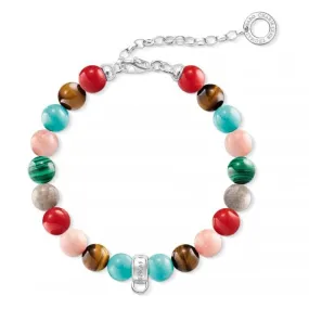 Thomas Sabo Multicoloured Sterling Silver Bracelet X0223-952-7