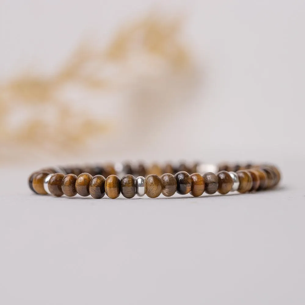 Tiger Eye Gemstone Bracelet 6mm