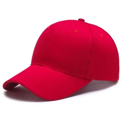 Unisex 100% Cotton Cap High Quality Solid Simple Color Hard Top Baseball Cap Men Women Adjustable Casual Outdoor Sports Hat Cap