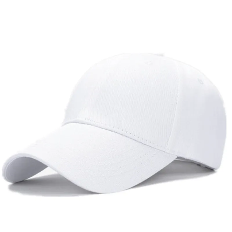 Unisex 100% Cotton Cap High Quality Solid Simple Color Hard Top Baseball Cap Men Women Adjustable Casual Outdoor Sports Hat Cap