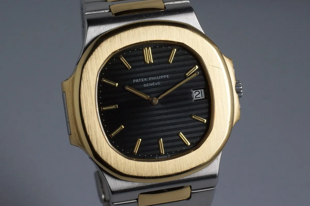 Vintage Patek Philippe Two Tone Nautilus 3700