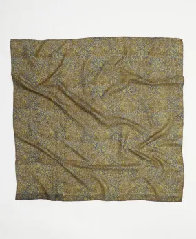 Vintage Silk Square Scarf - No. 240726