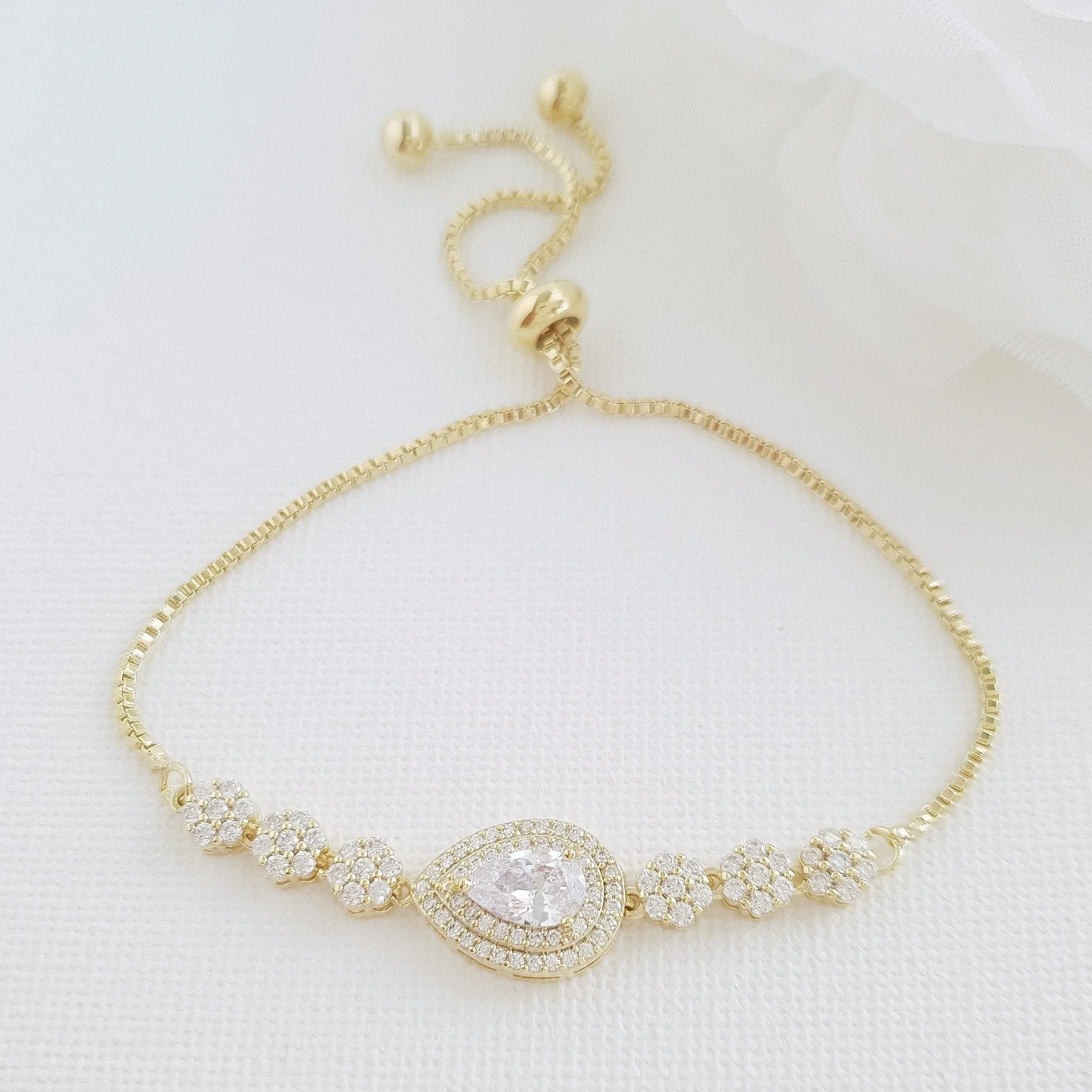 Wedding Slider Bracelet- Joni