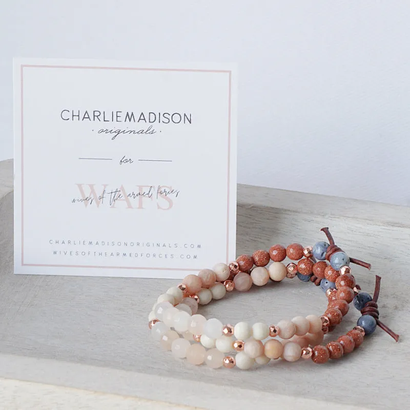 Wives of the Armed Forces Mini Bracelet | Wives of the Armed Forces X Charliemadison Collaboration