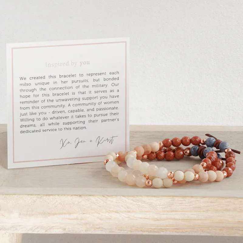 Wives of the Armed Forces Mini Bracelet | Wives of the Armed Forces X Charliemadison Collaboration