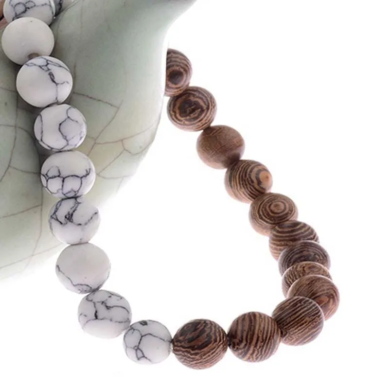 Wooden Beads Bracelets For Men Women Meditation Healing| Yoga Bracelet Beads